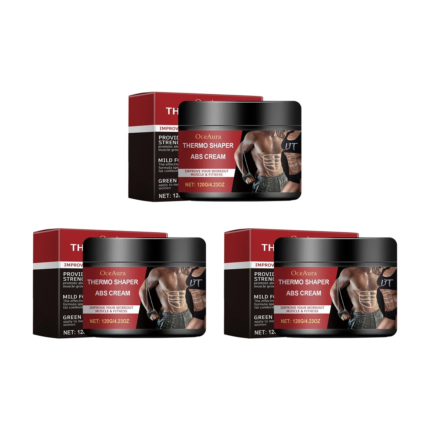 OceAura Belly Firming & Tightening Cream – Body Moisturizer 120g