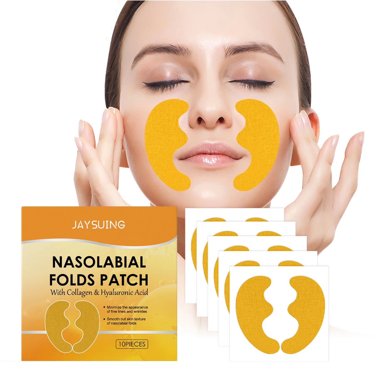 Nasolabial Fold Collagen Gel Patches – Anti-Wrinkle Face Lift Peaceful Pleasures Health and Wellness