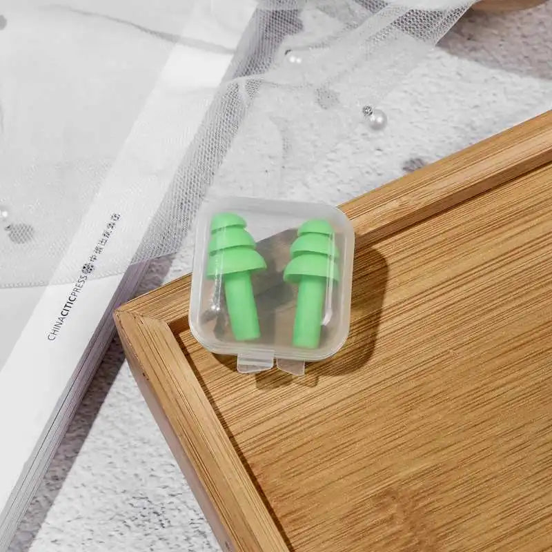 Waterproof Silicone Noise Cancelling Earplugs – 10 Pack