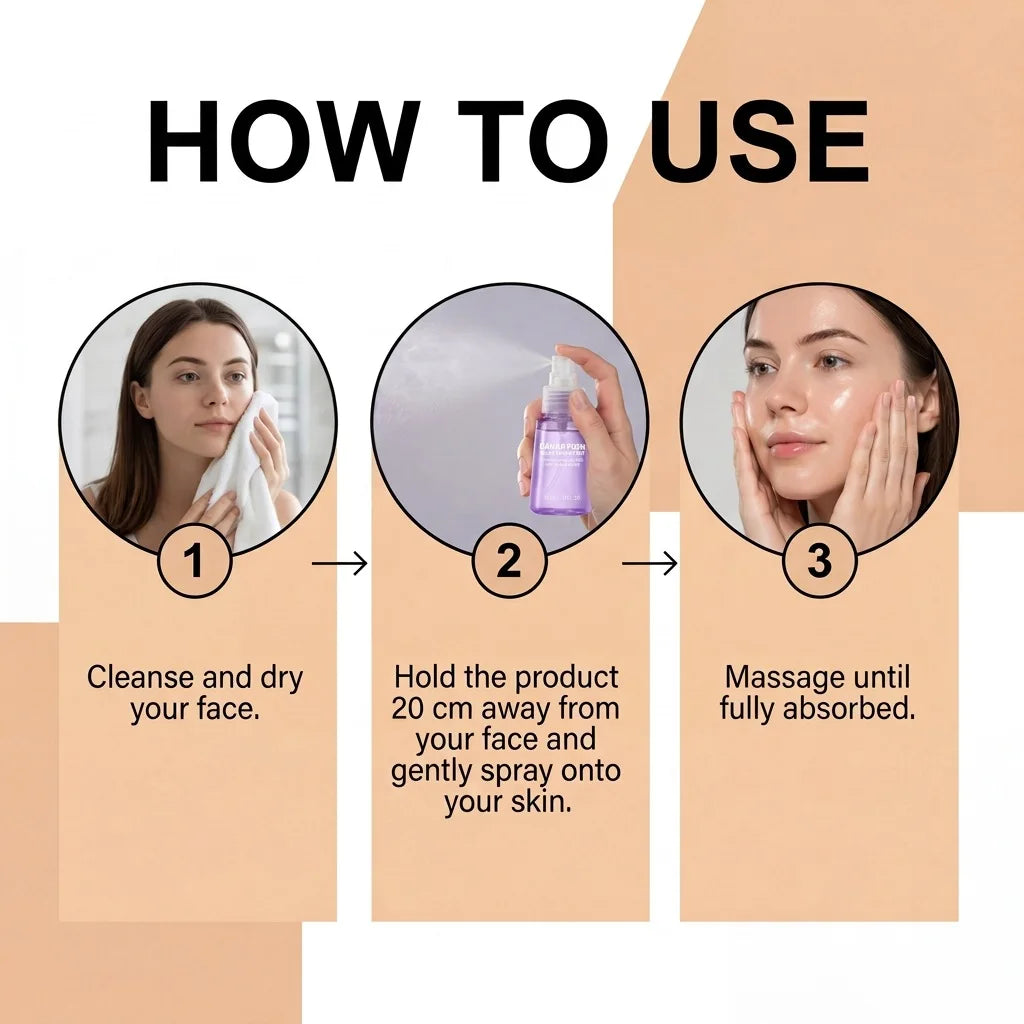 Collagen Peptide Jelly Essence Mist Spray Smooths Moisturize Dry Lines Nourish Hydrating Soft Facial Pores Skin Serum Spray 50ml Peaceful Pleasures Health and Wellness