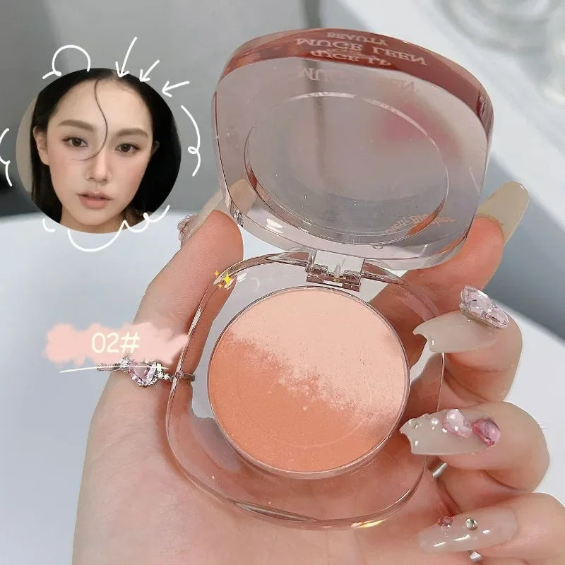 Matte Gradient Blush Powder Palette | Peach Pink & Nude Rouge
