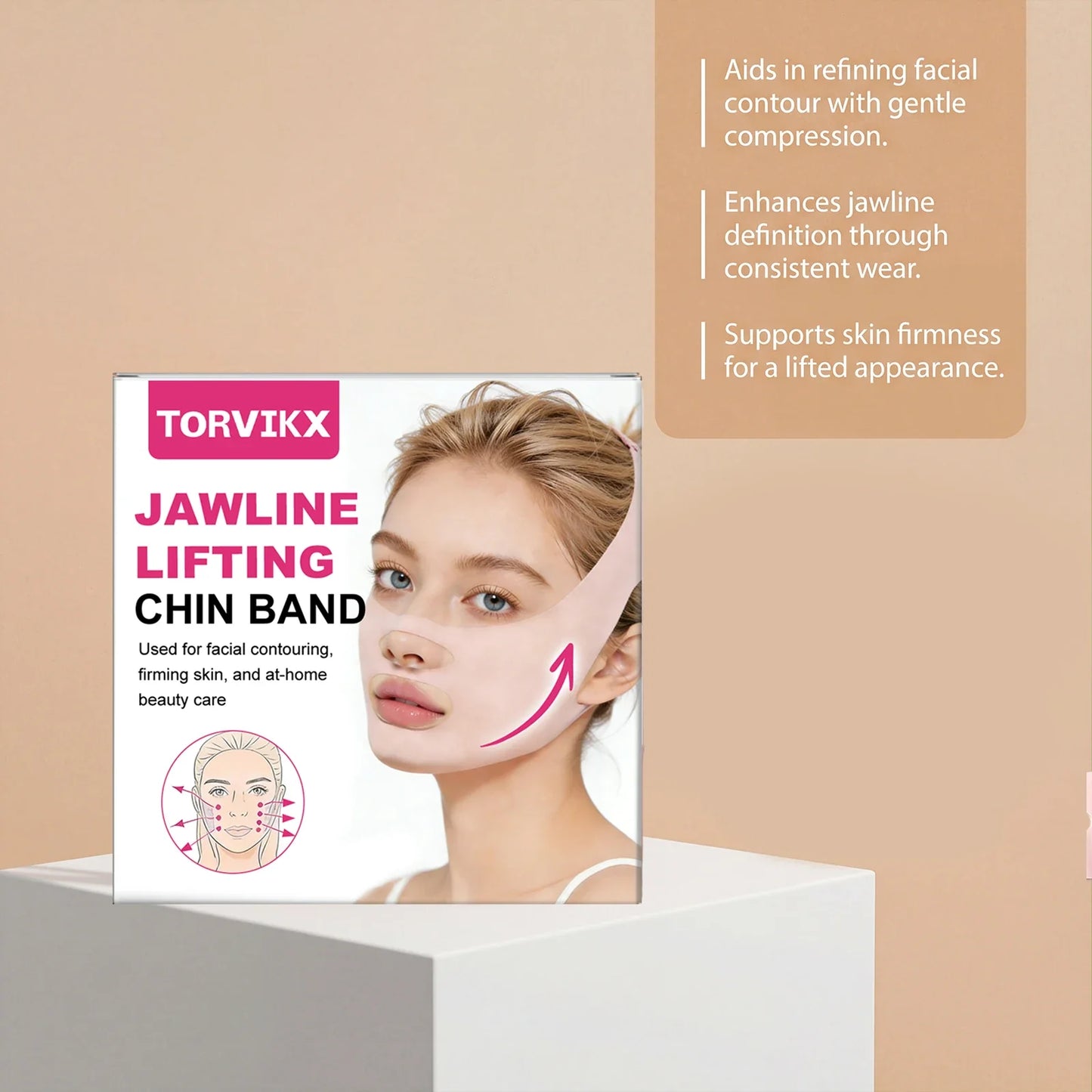 Jawline Chin Strap – Lightweight, Skin-Friendly Facial Contour