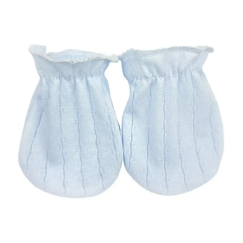 Infant Scratch Prevention Cotton Mittens – Baby Gloves 0–12M