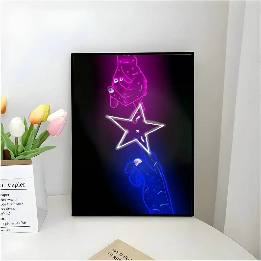 Who Really Cares-T-TV Girl Album Aesthetic Canvas Painting Posters and Prints Wall Picture For Living Room Decoration Peaceful Pleasures Health and Wellness z10 20x30cm Unframed