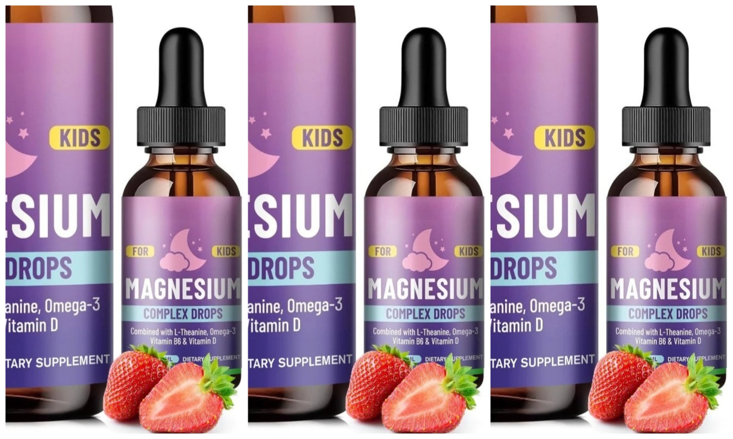 Kids Magnesium Glycinate Liquid Drops | Sleep & Calm, 2 fl oz