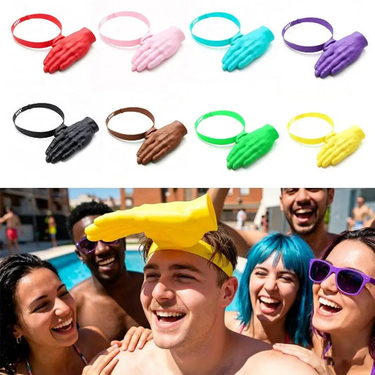 3D Palm Sun Hat – Funny Hand Shape Novelty Visor | Unisex Novelty Sun Visor Oasis Select