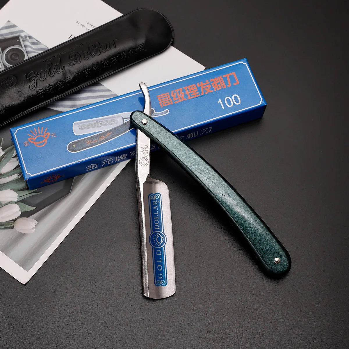 Professional Folding Straight Razor Shaving Classic Manual Barber Razors Knife Stainless Steel Men Barbershop Quality Beauty Peaceful Pleasures Health and Wellness
