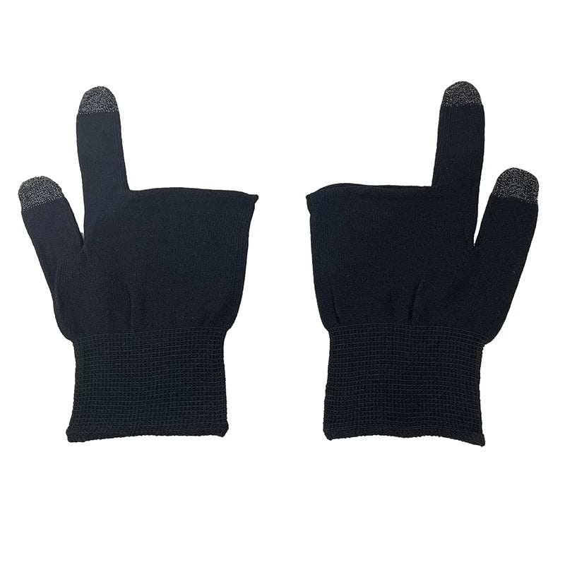 Game touch screen gloves breathable sweat-proof warm the glory of the king eat chicken e-sports hand tour five fingers gloves Peaceful Pleasures Health and Wellness Two finger black