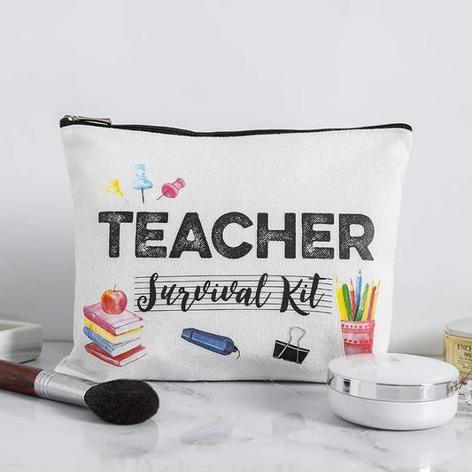 Music Teacher Student Pencil Pouch & Travel Makeup Bag Gift Pencil Pouch Peaceful Pleasures Health and Wellness teacher