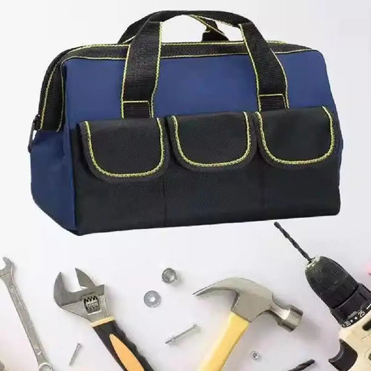 Oxford cloth Tool Bag Thicken Multifunctional Tool Storage Bag Large Capacity Wear-Resistant MultiPocket Electrician Tools Bag Peaceful Pleasures Health and Wellness