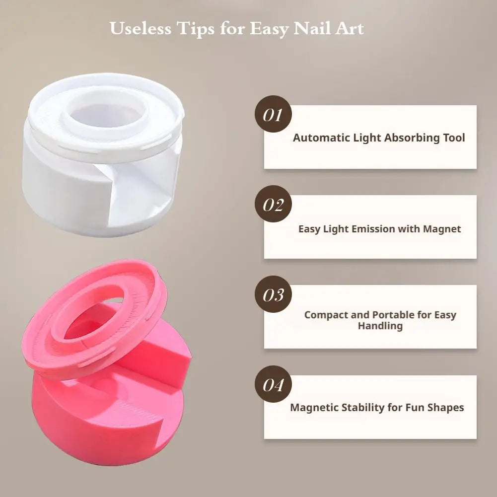 Cat Eye Magnet Nail Art Tool – Double-Ended Magnetic Bead Stick for Gel Nails Peaceful Pleasures Health and Wellness