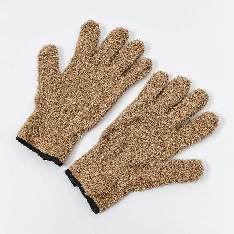 Microfiber Plant Cleaning Gloves | Reusable Dusting Gloves