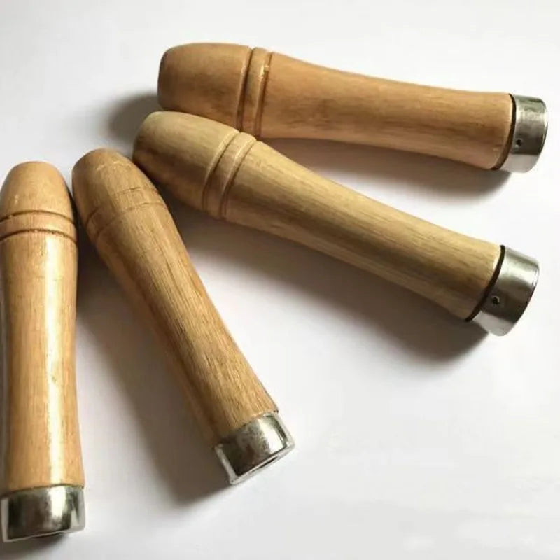 10Pcs Replacement Handle for Wooden File Handle Strong Metal Ring Suitable for Woodworking File Screwdriver 9cm Peaceful Pleasures Health and Wellness
