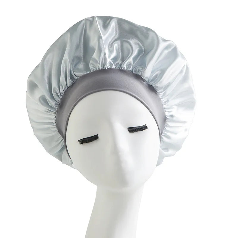 Satin Sleep Cap – Anti-Frizz Hair Protection Night Hat