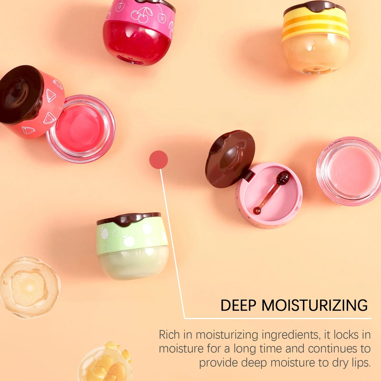 Lip Mask Fade Lip Lines Remove Dead Skin Anti-cracking Dryness Peeling Repair Plumper Bleach Nourish Moisturizing Lip Care Cream Peaceful Pleasures Health and Wellness