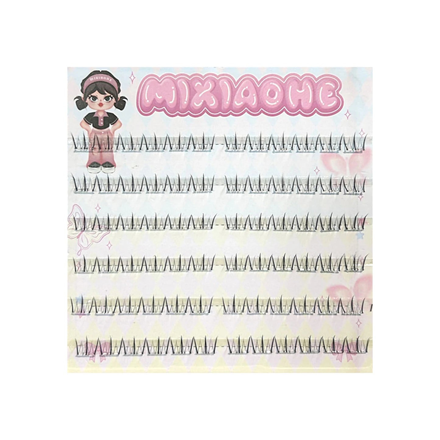 C Curl 11-12mm Fluffy Cluster False Eyelashes | 3D Lash Extensions