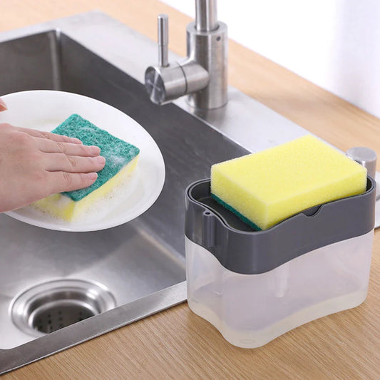 Kitchen Soap Dispenser Box – One-Hand Press Pump | PP Plastic Soap Dispenser Oasis Select