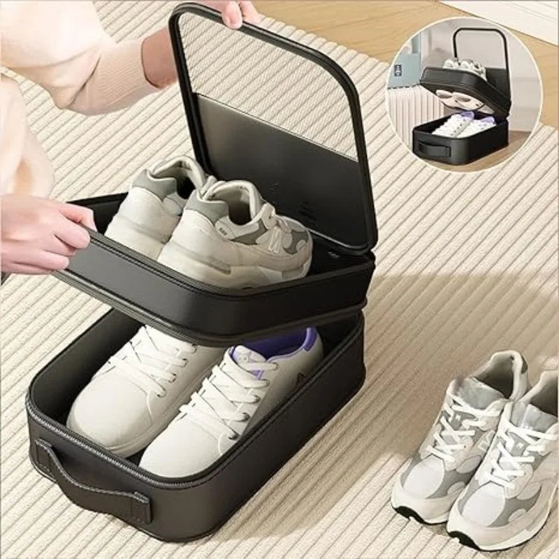 Travel Shoe Bags – Holds 3 Pairs | Portable Shoe Organizer