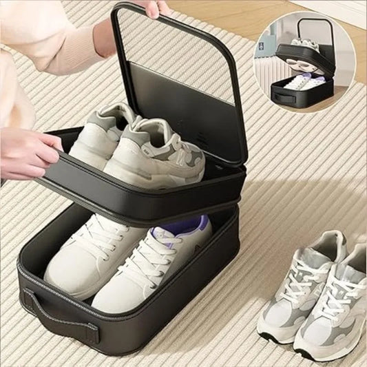 Shoe Bags for Travel – Holds 3 Pairs | Carry-On Organizer Travel Shoe Bag Peaceful Pleasures Health and Wellness