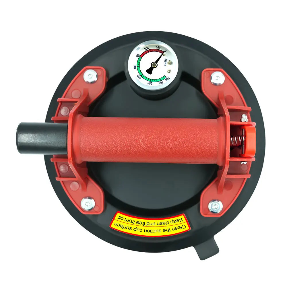8 Inch Vacuum Suction Cup 250KG Lifting Capacity Heavy Duty Industrial Lifter for Granite Tile Glass Peaceful Pleasures Health and Wellness Red