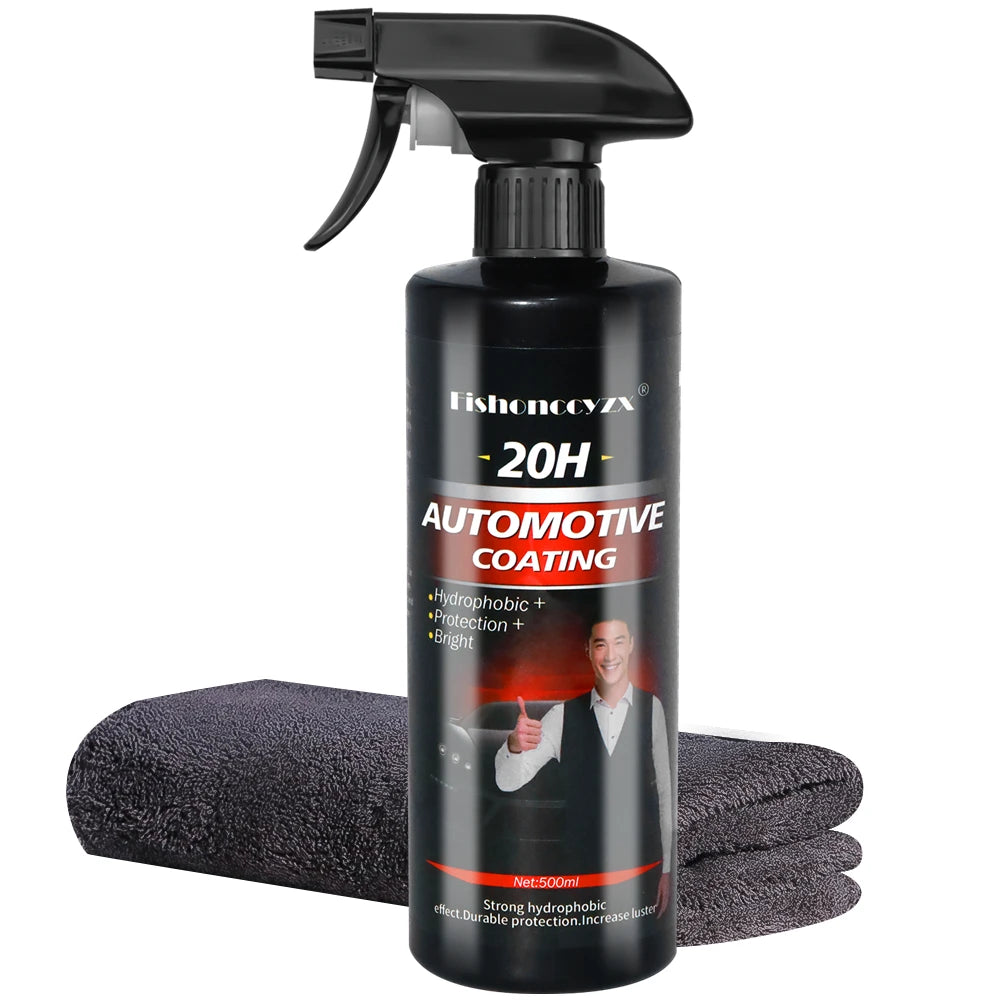 20H Hardness Car Detailing Ceramic Coating Products Car Accessories Nano Glass Voiture Plastic Restorer Tool Car Polishing Spray Peaceful Pleasures Health and Wellness 500ML