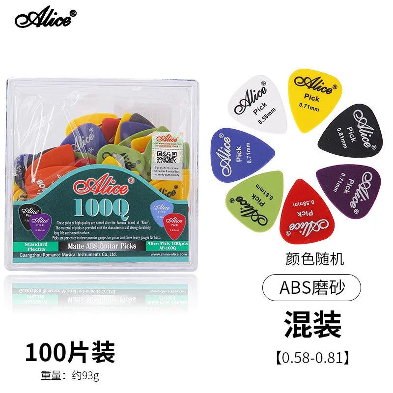 Alice Celluloid Guitar Picks Plectrum Mediator Gauge 0 46 71 81 96 1