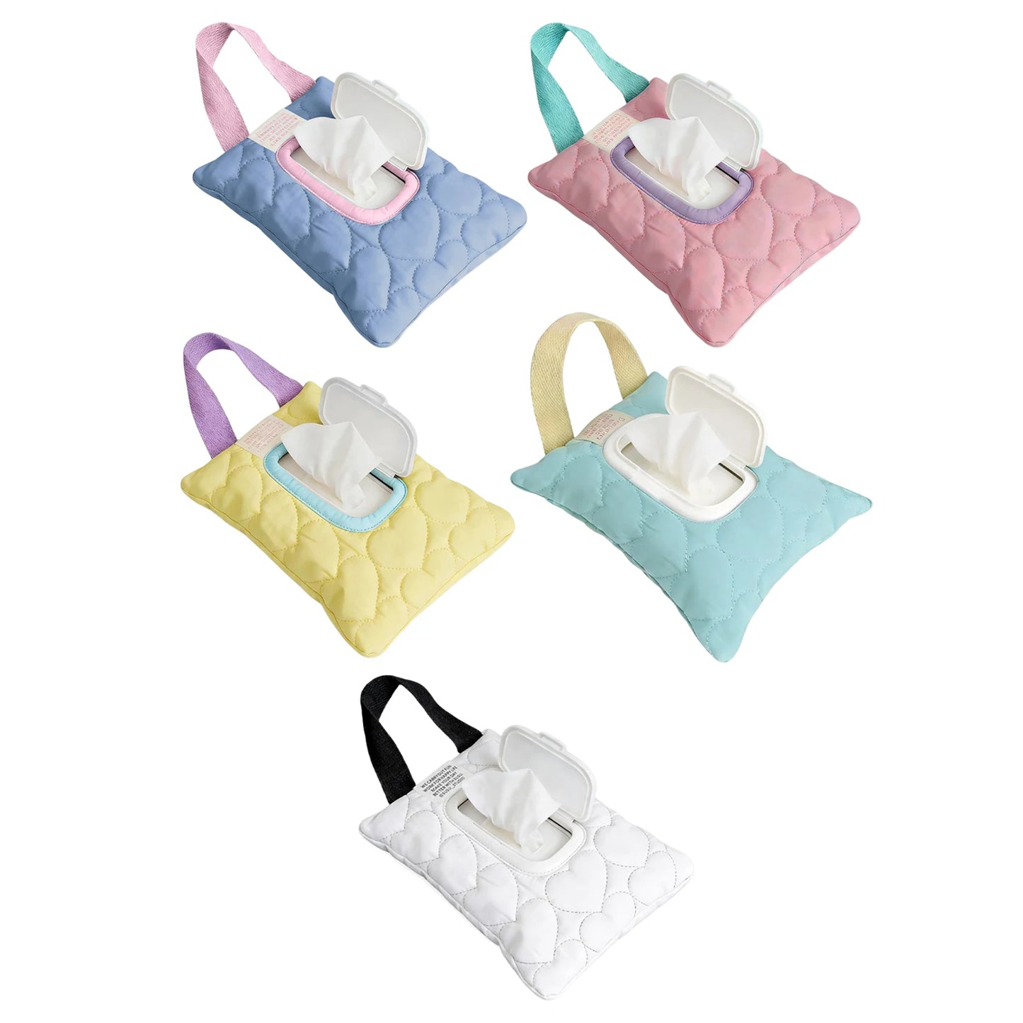 Car Tissue Box Holder Waterproof Hanging Baby Wipe Pouch for Stroller Headrest Portable Travel Paper Organizer Bag Accessory Peaceful Pleasures Health and Wellness