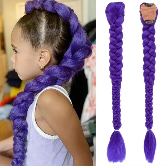 Synthetic Braided Hair Extension – Cosplay & Halloween 26cm Braided Hair Extension Peaceful Pleasures Health and Wellness