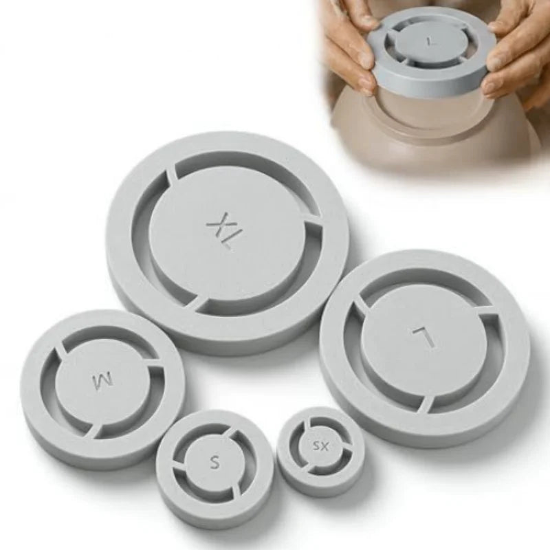 5 Sizes Pottery Foot Ring Template Consistent Base Mold Lightweight
