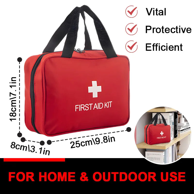 First Aid Kit 200+ Pcs – Cars, Trucks, Camping & Emergencies