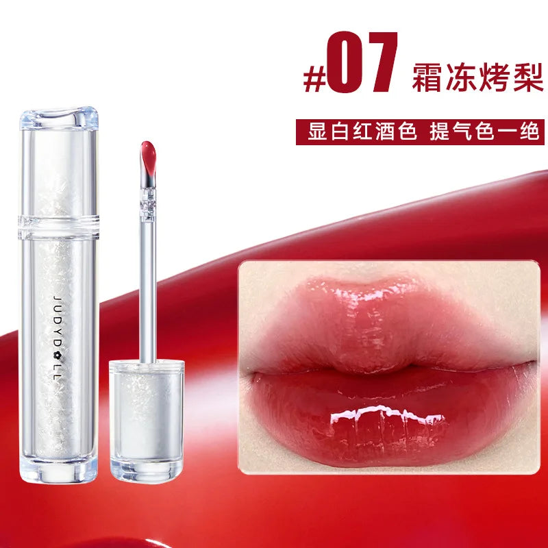 Judydoll Mirror Shine Lip Glaze – Watery Tint & Long-Lasting Color