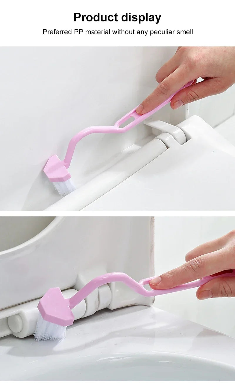 V-Shape Toilet Brush | Long Handle No Blind Spot Cleaner