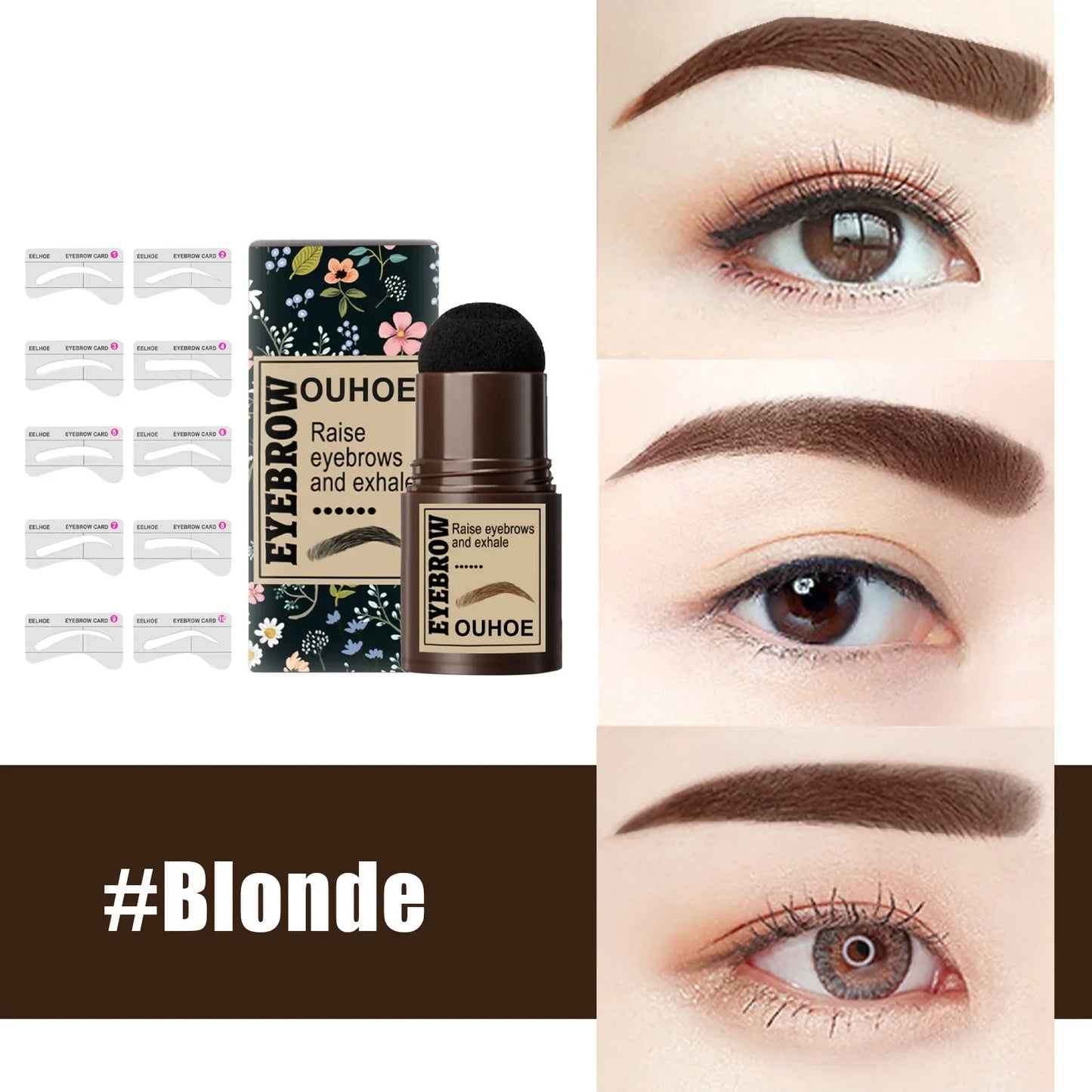 Stamp Eyebrow Powder Stick – Waterproof Natural Hairline Shadow