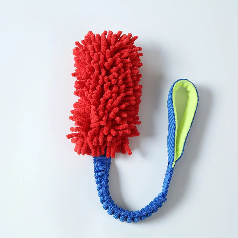 Colorful Rope Ball Dog Toy – Bite-Resistant Interactive Puzzle Interactive Dog Toy Peaceful Pleasures Health and Wellness Red