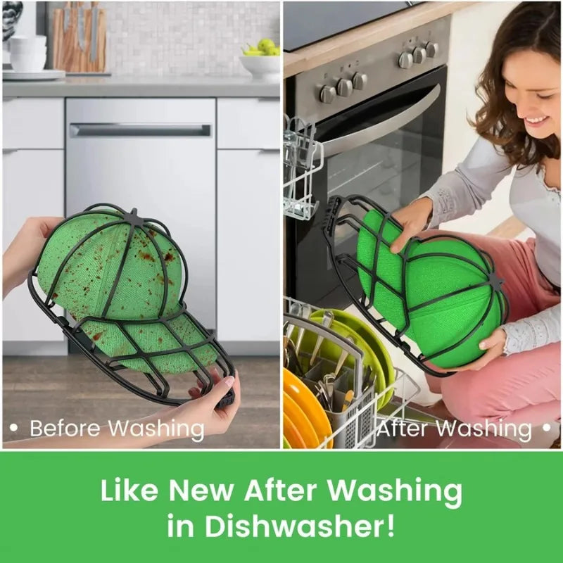 Multifunctional Baseball Cap Washer Fit for Adult/Kid's Hat Washer Frame/Washing Cage Double-deck Hat Cleaners Shaper Protector Peaceful Pleasures Health and Wellness