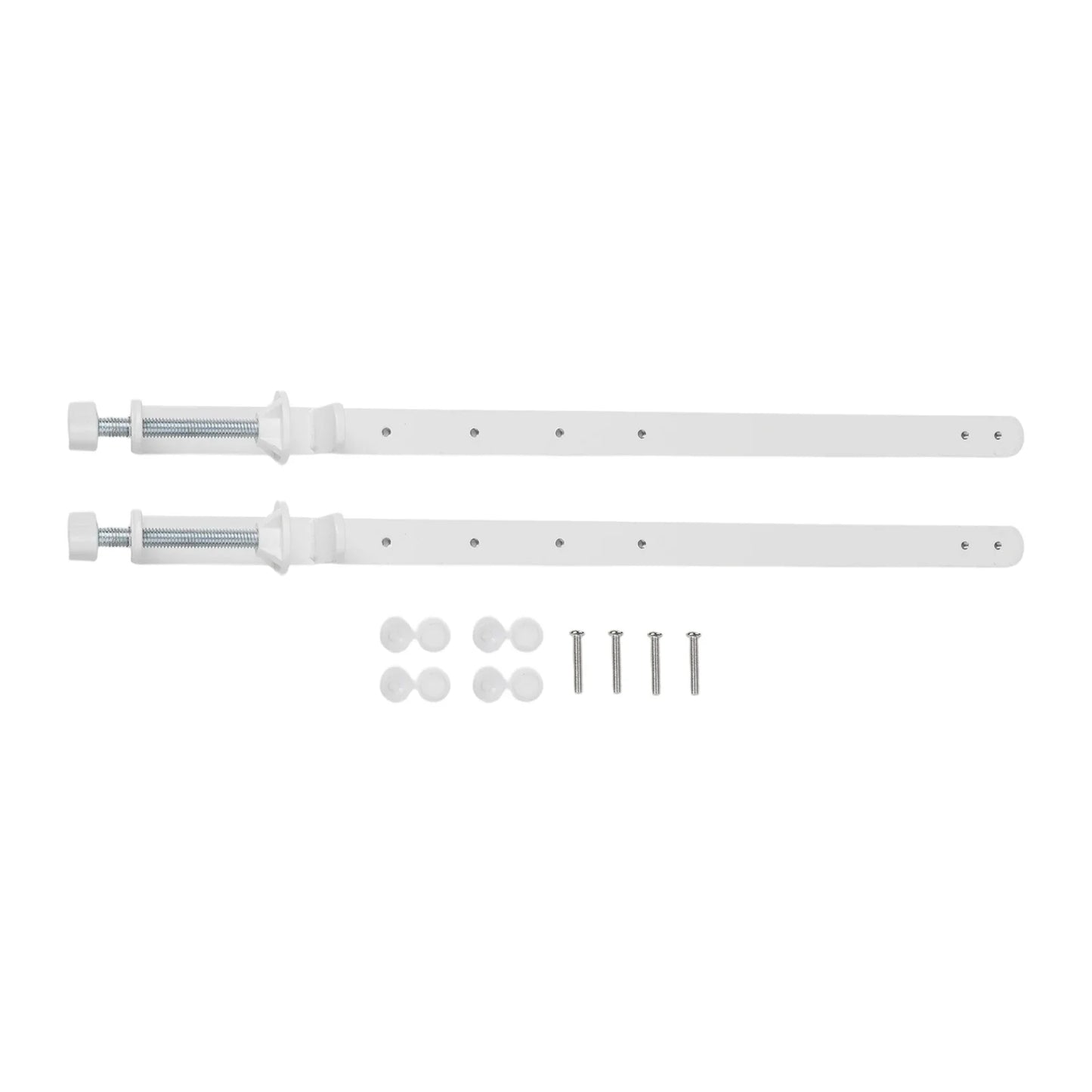 2-Pack Desk Clamp Pegboard Bracket – 41.5cm, Fits 1–5.5cm Desks