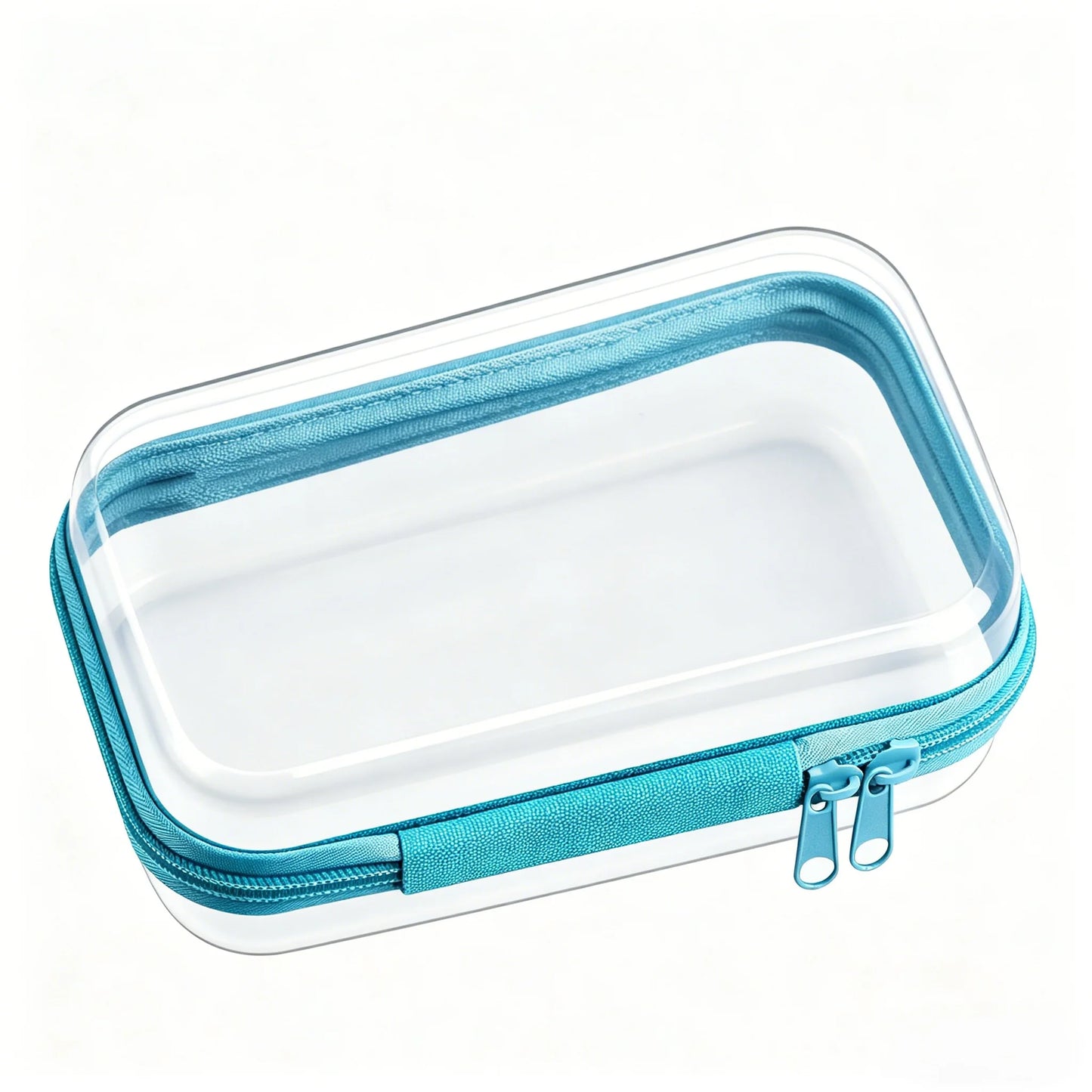 Clear Hard Shell Zipper Pouches – Waterproof Travel Organizer
