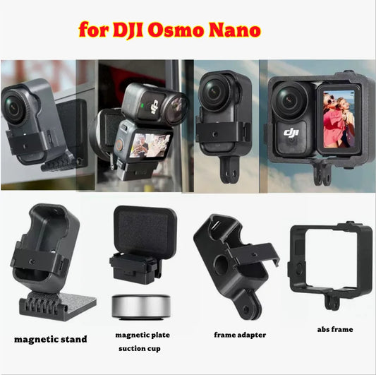 DJI Osmo NANO Magnetic Mount Adapter | 180° Foldable Bracket Camera Mount Adapter Oasis Select