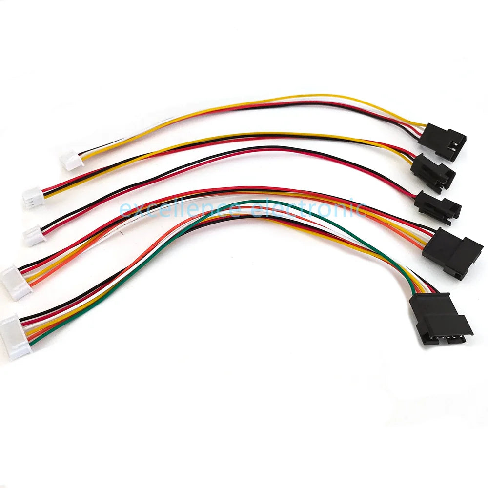 5PCS SM 2.54mm XH/PH2.0 Plug/Socket 2P/3P/4P/5P/6P Conversion Cable 20cm 26AWG SM2.54 Extension Cable Peaceful Pleasures Health and Wellness