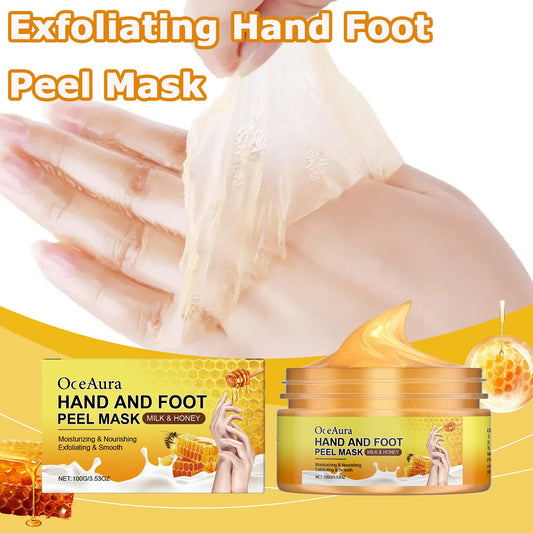 Exfoliating Hand & Foot Peel Mask – Honey & Milk Dead Skin Remover