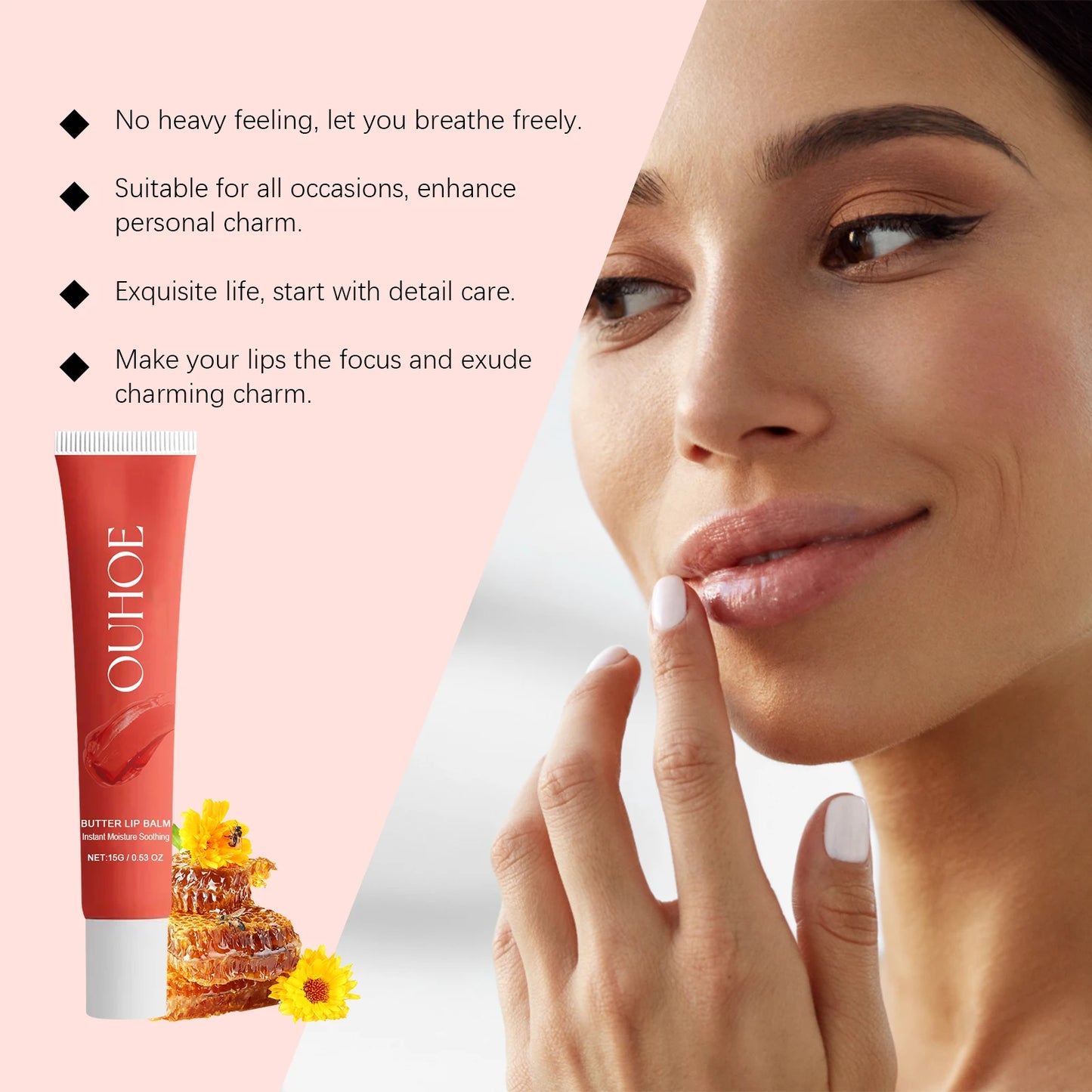Ouhoe Colored Lip Balm – Tinted, Moisturizing & Non-Fading