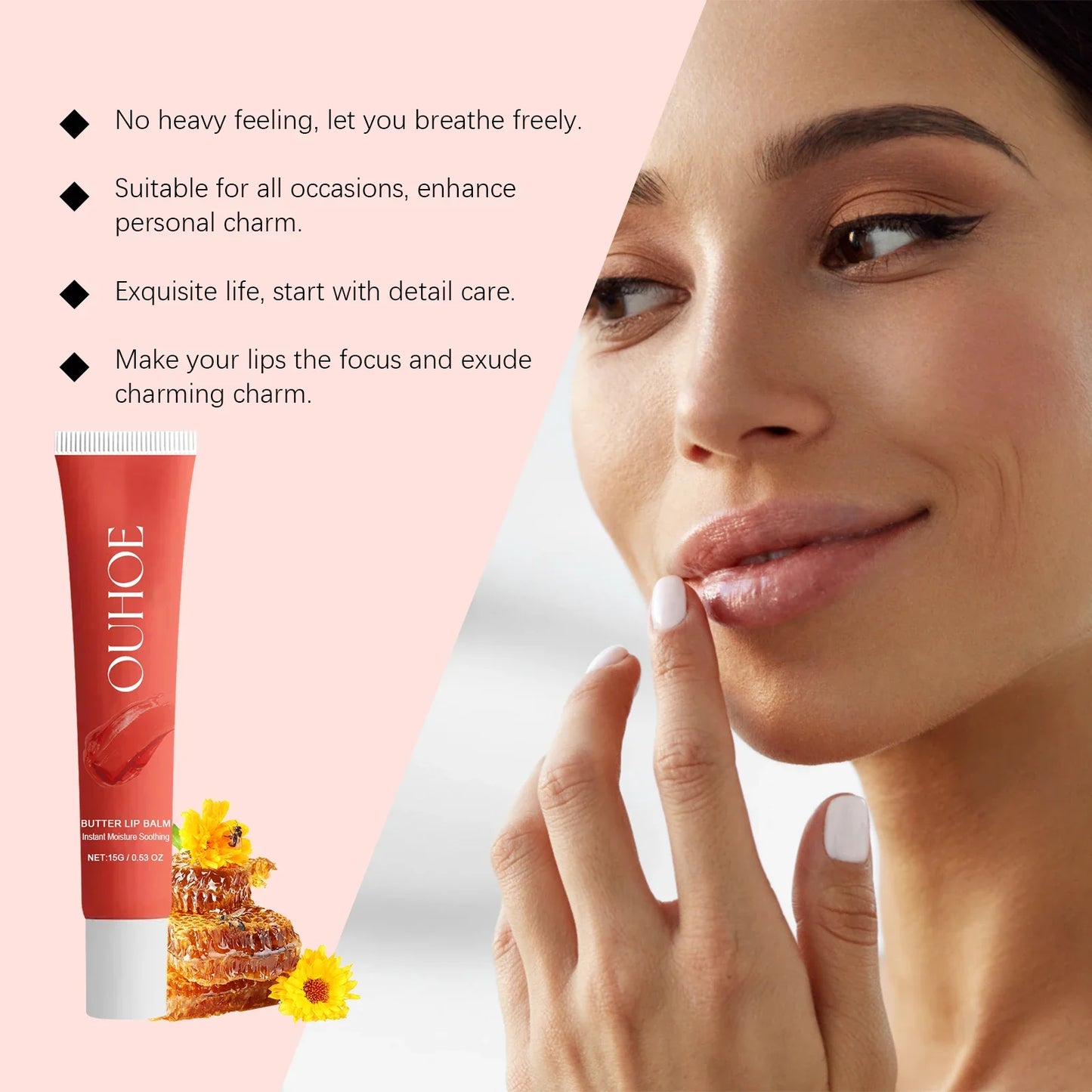 Ouhoe Colored Lip Balm – Tinted, Moisturizing & Non-Fading