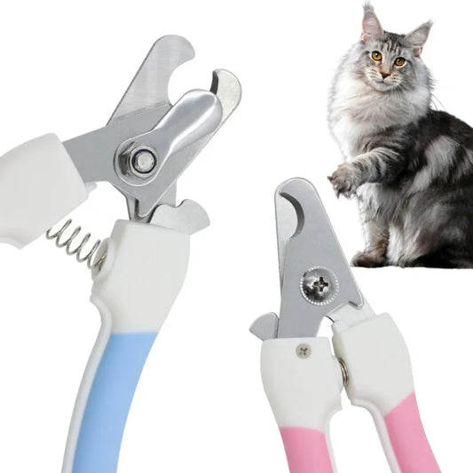 Pet Nail Clippers for Dogs & Cats | Safety Guard & Steel Blades Pet Nail Clippers Oasis Select