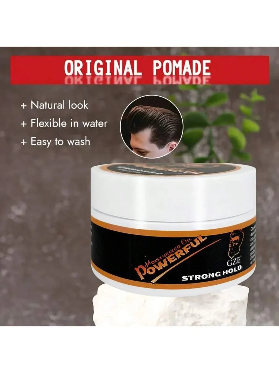 GZE Hair Styling Oil Pomade – Strong Hold & Frizz Control