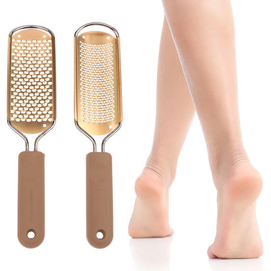 304 Stainless Foot File Callus Remover Tool for Dead Skin Removal Home Pedicure Tools Foot Rasp Smooth Soft Feet Grater Scraper Peaceful Pleasures Health and Wellness