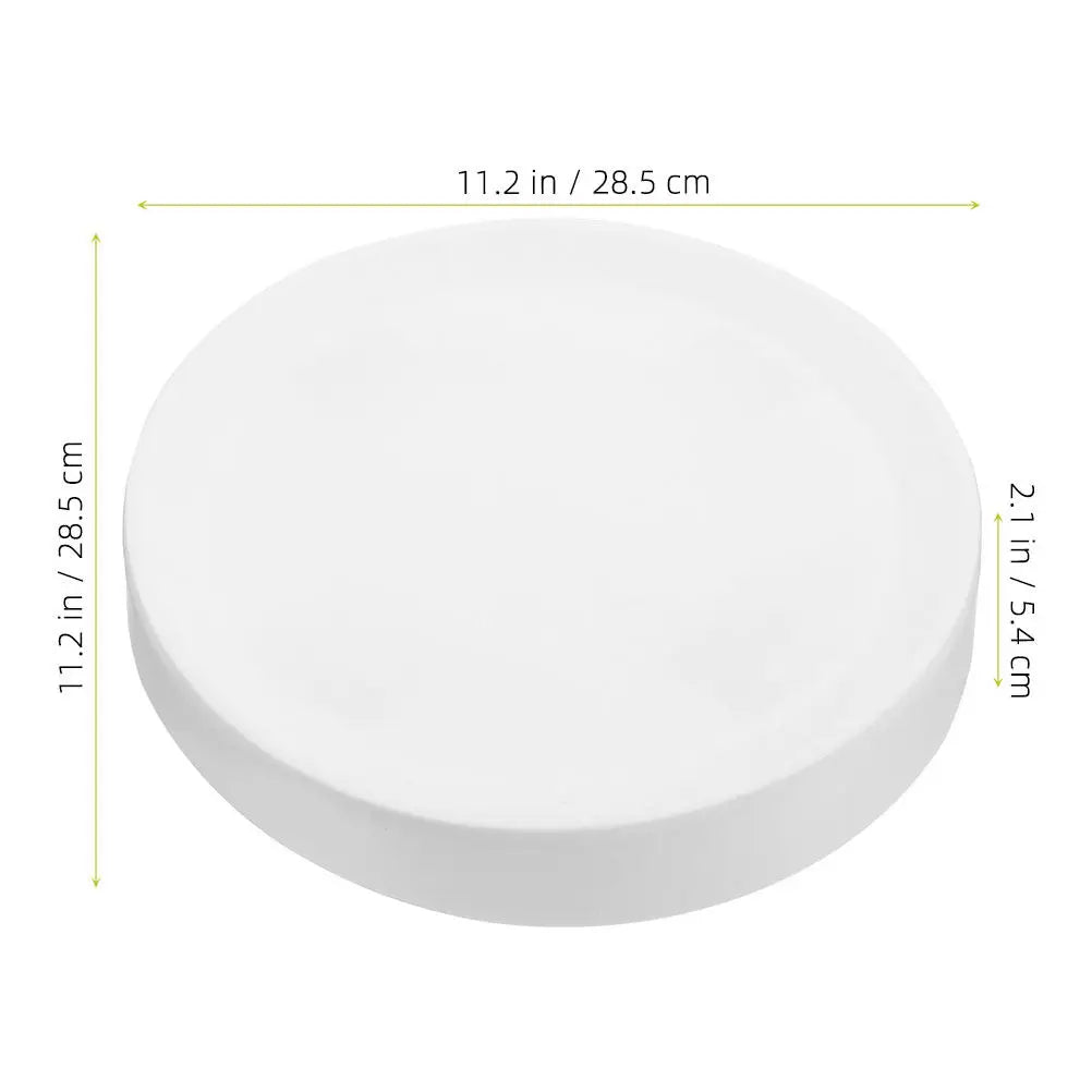 Flowerpot Tray Rolling Plant Tray PP Iron Base Indoor Outdoor Plant Mover Smooth Wheels Protector Planter Trays with Wheels Peaceful Pleasures Health and Wellness