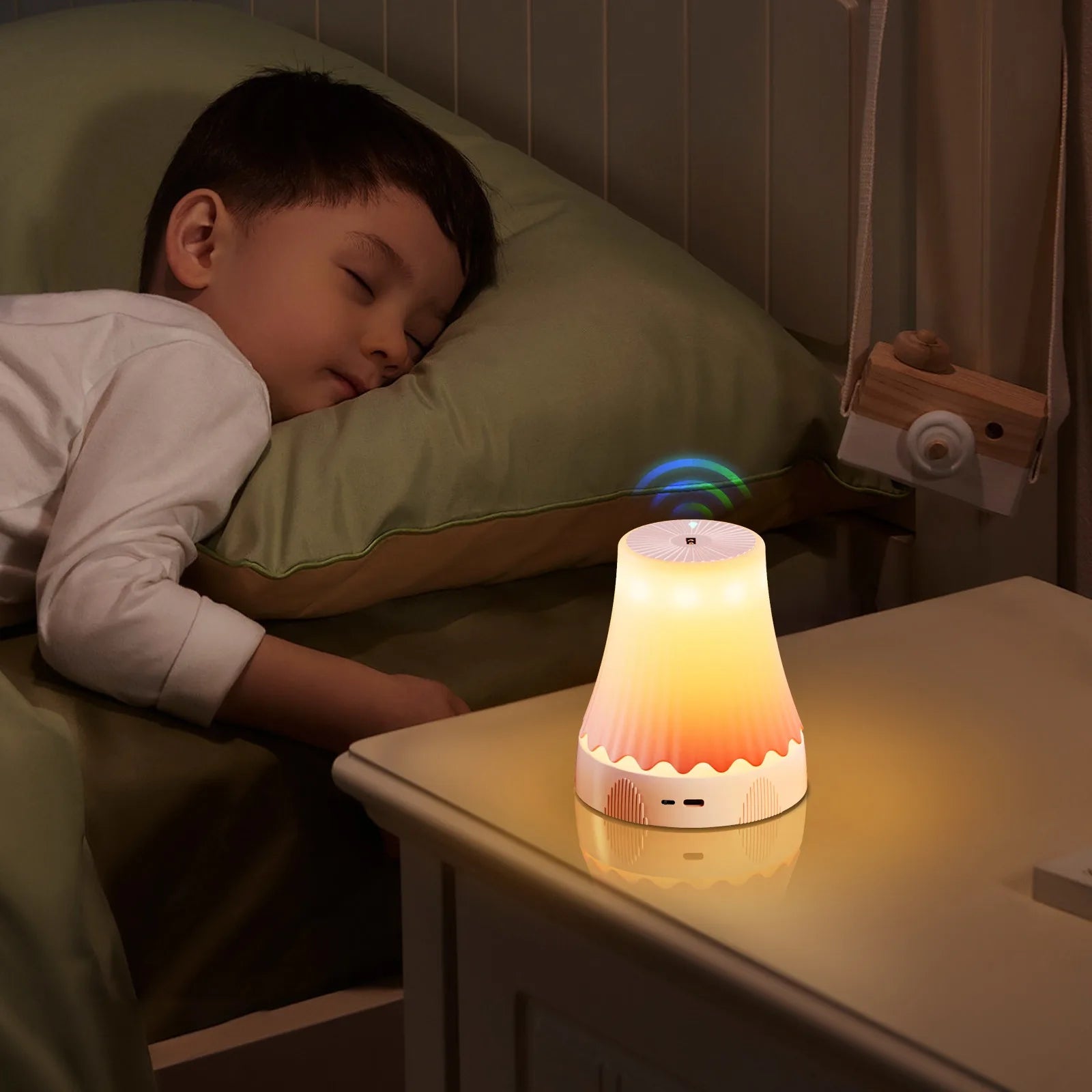 RGB LED Night Lamp Hand Gesture Sensor Creative Night Light Dorm Room Bedside Lamp USB Charging 2600mah Home Stretchable Decor Peaceful Pleasures Health and Wellness