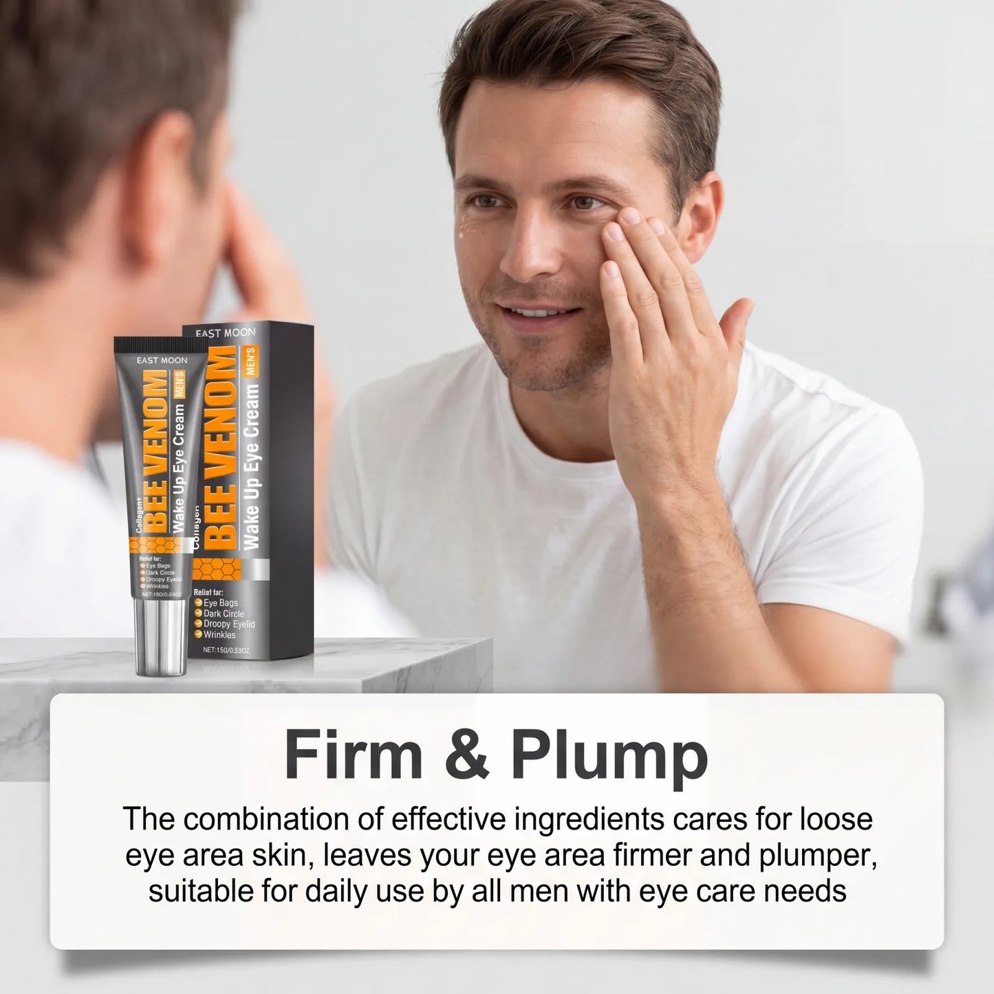 Men's Collagen Firming Eye Cream – Dark Circles & Eye Bags