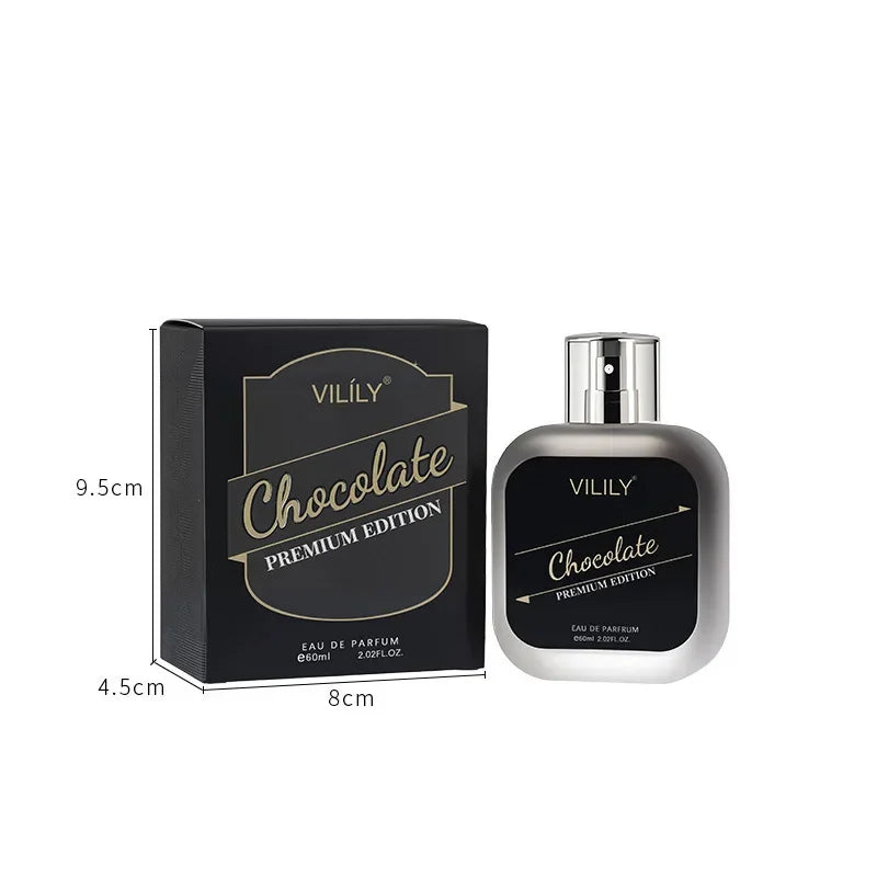 Vilily Fruity Woody Perfume 60ml Long Lasting Sweet Floral Scent Eau De Parfum Fragrance Elegant Women Daily Dating Body Spray Peaceful Pleasures Health and Wellness Style A Chocolate