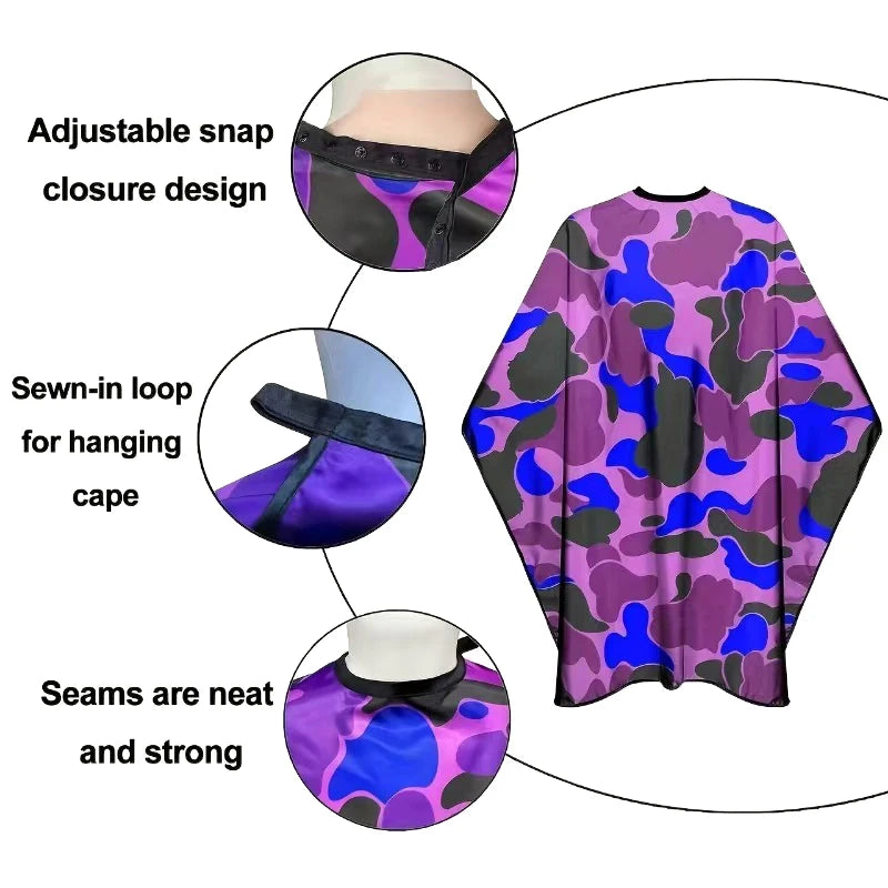 New Barber Hairdresser Camouflage Aprons Anti Static Haircut Capes Professional Barbershop Waterproof Aprons Shawls Salon Tool Peaceful Pleasures Health and Wellness